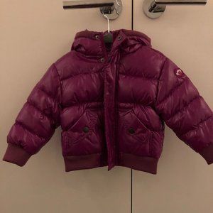 Puffy Appaman hooded coat in sparkly fuscia (NWT)